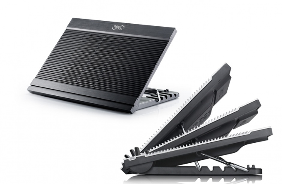 Imagine Stand pentru Notebook 17", 1 x180mm, 4x USB, Aluminiu, DeepCool N9-1